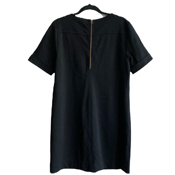 J.CREW | short sleeve crewneck shift dress with zipper pocket detail - Picture 2 of 5